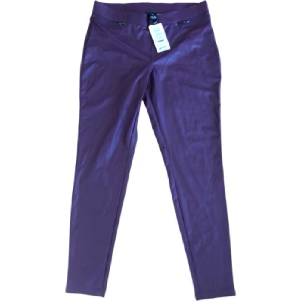NWT Hue Leatherette Legging Large